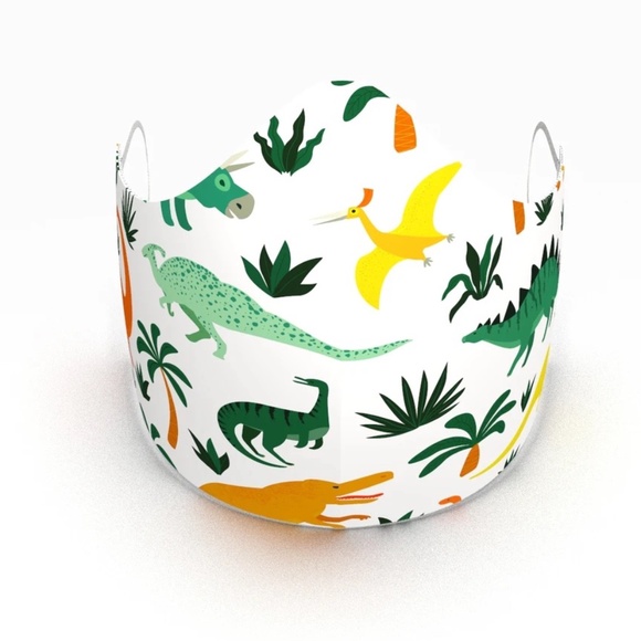 QUALITY BREATHABLE KIDS MASK - DINOSAURS - Picture 1 of 2